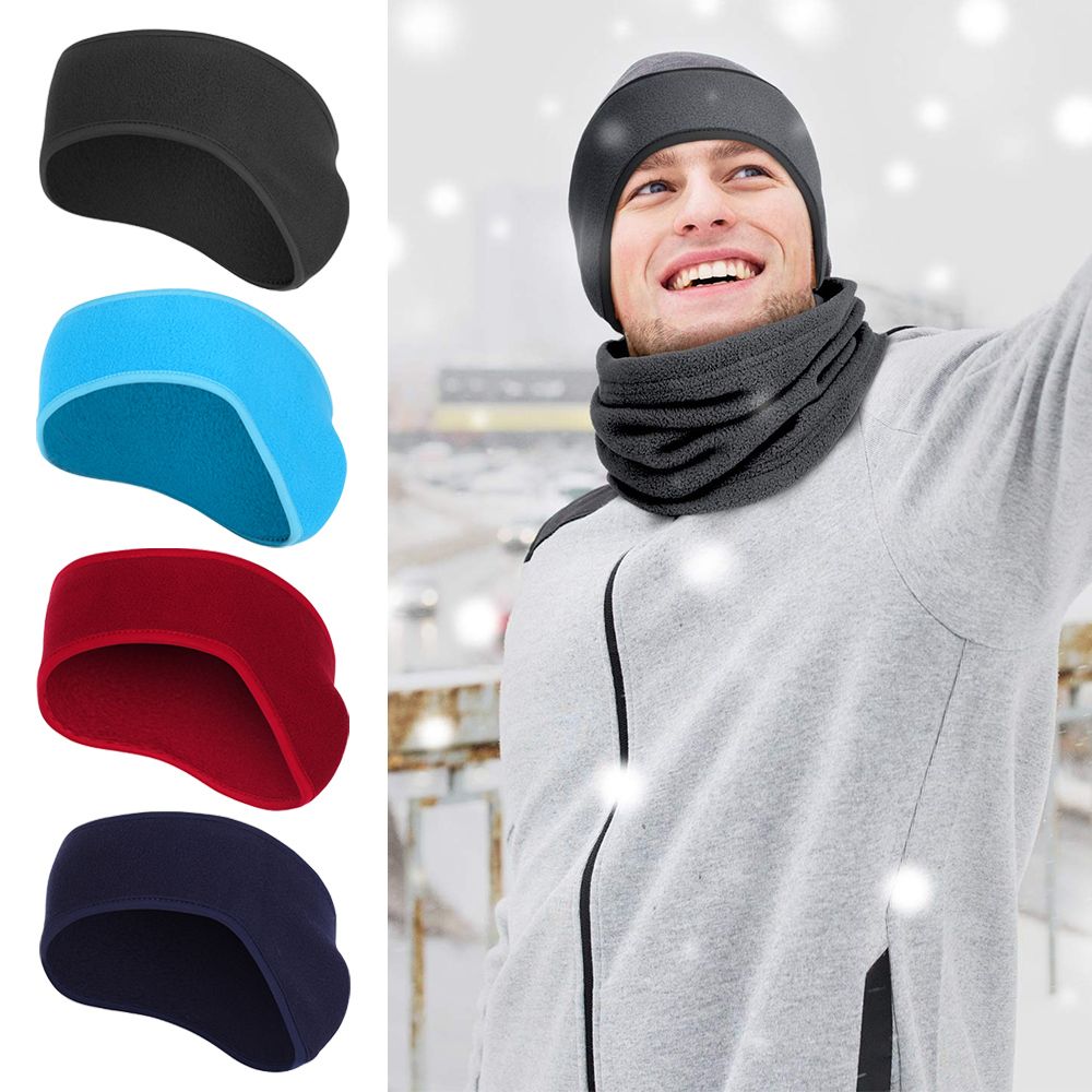 Winter Headband Fleece - 1 قطعة عصابة رأس شتوية من