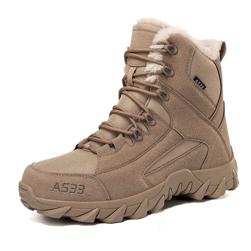Waterproof Winter Boot - أحذية تكتيكية عالية الرقبة للرجال، أحذية