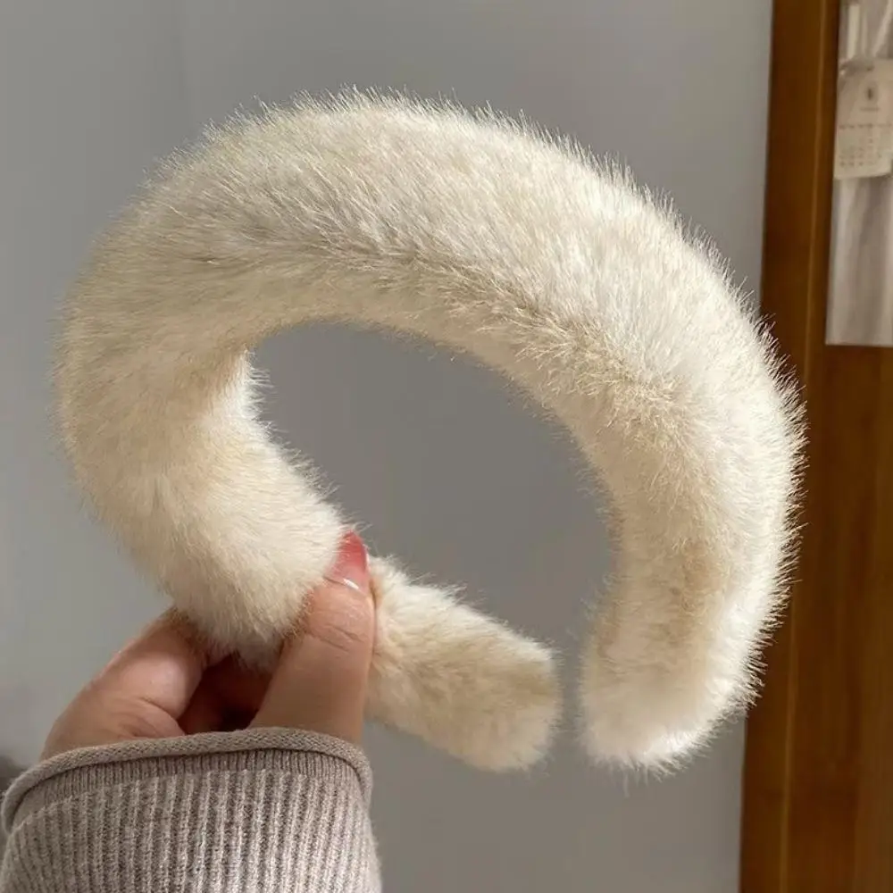 2025 الخريف الشتاء فرو المنك ب - مراجعة Winter Headband Fleece وسعره