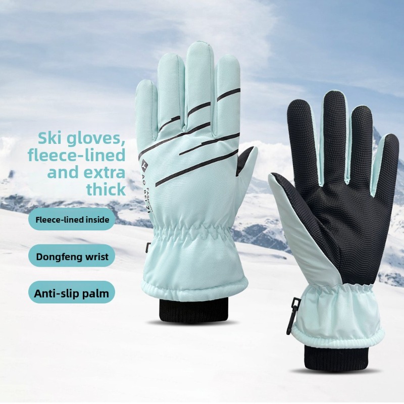 قفازات تزلج شتوية للنساء، مقاو - مراجعة Snow Glove Insulated وسعره