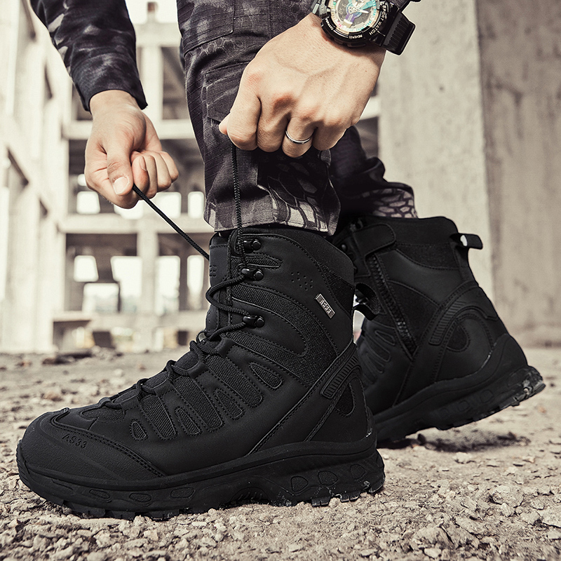 أحذية تكتيكية للرجال برباط، أح - مراجعة Waterproof Winter Boot وسعره